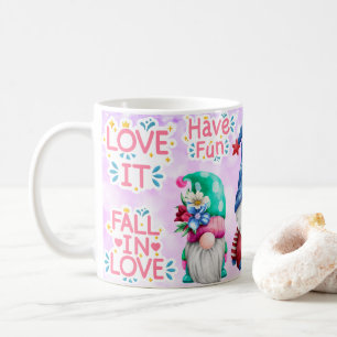 Café Caneca Sparkly GNOME, para Amantes de Gnome,