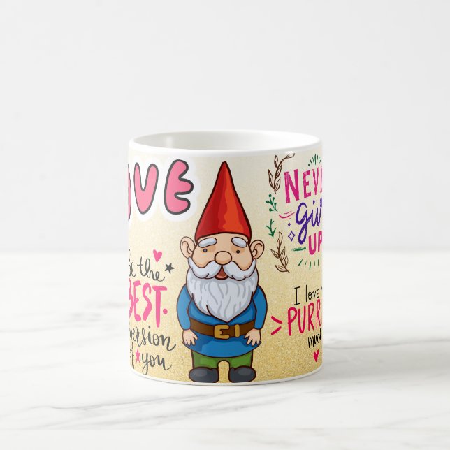 Café Caneca Sparkly GNOME, para Amantes de Gnome, (Centro)