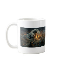 Caneca Steampunk Londres "Grande Onda de Poluição"