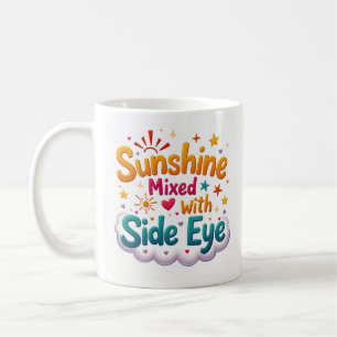 Café Caneca Sunshine Misturado com Olhar de Esquina
