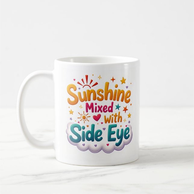 Café Caneca Sunshine Misturado com Olhar de Esquina (Esquerda)