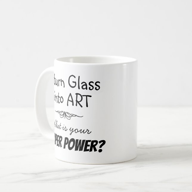 Café Caneca Super Artista de Vidro (Frente Esquerda)