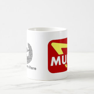 Café Caneca superior do crachá de Muroc EOD