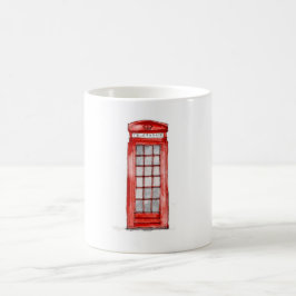 Café caneca telefônica de Londres