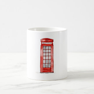 Café caneca telefônica de Londres