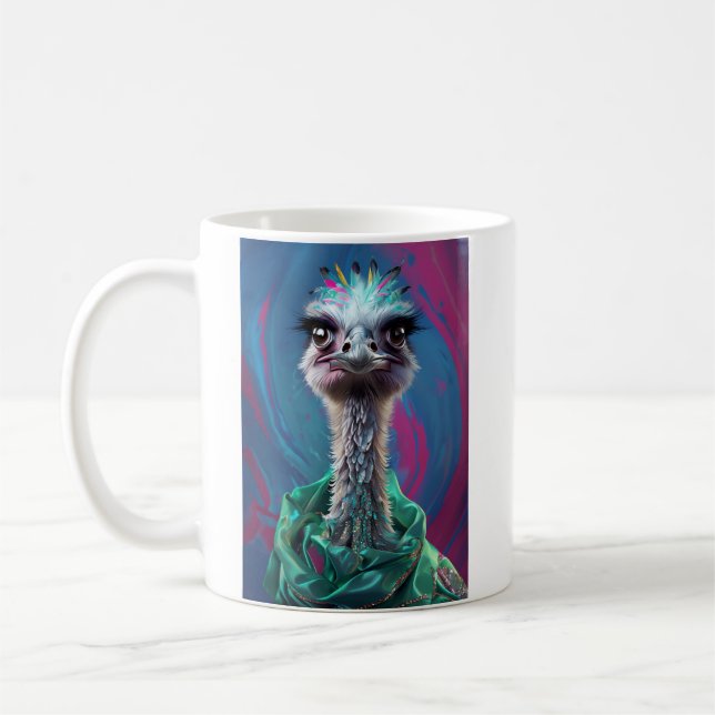 Café Caneca temática de avestruz (Esquerda)