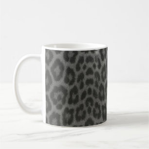 Café Caneca Textura e Padrão de Pele de Leopardo
