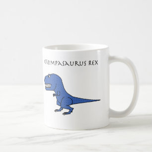 Café Caneca Textured azul de Grumpasaurus Rex
