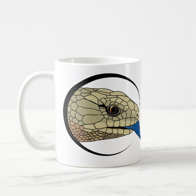 Café Caneca Tongued azul de Skink (Esquerda)
