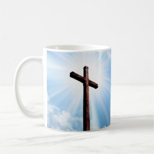 Café Caneca transversal de madeira