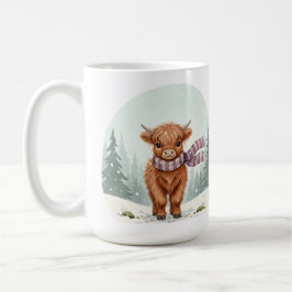 Café Caneca Vaca das Terras Altas, Arte de Animal Fofo,