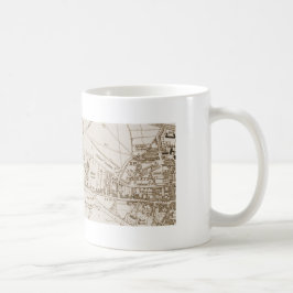 Café Caneca velha do mapa de Tamworth