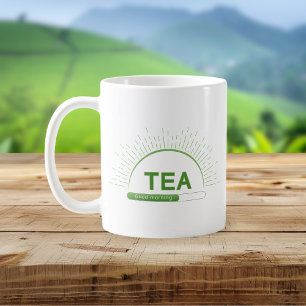 Café Caneca Verde de Boas-Vindas ao Chá