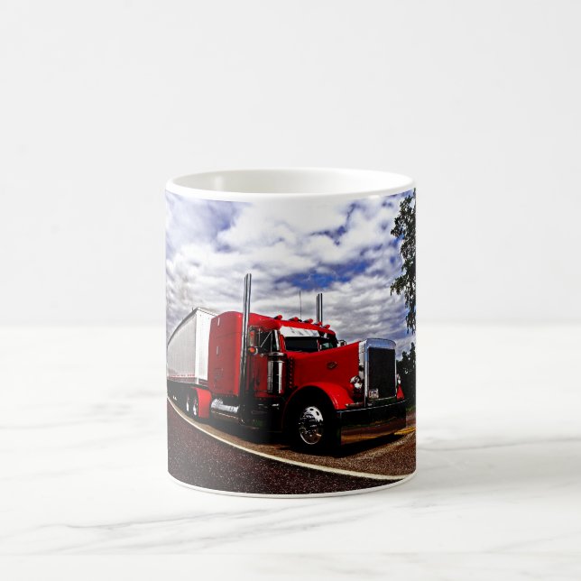 Café Caneca vermelha de Sensenig Peterbilt 379 (Centro)