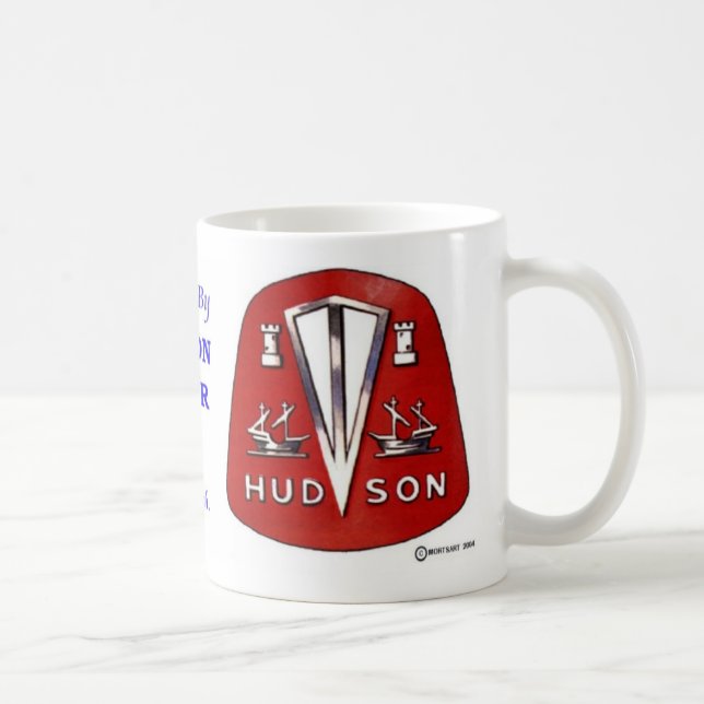 Café Caneca vermelha do emblema de Hudson (Direita)
