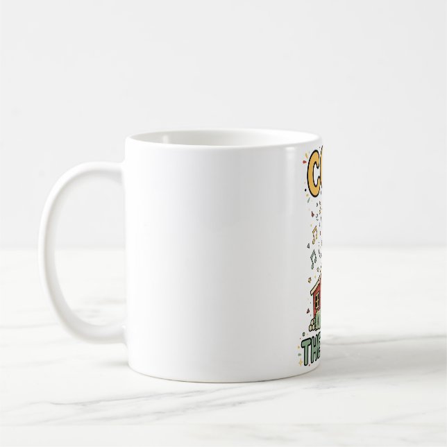 Café Canil Coop É Engraçado Caneca de Frango (Esquerda)