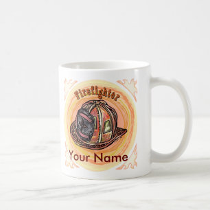 Café Capacete de Bombeiro caneca