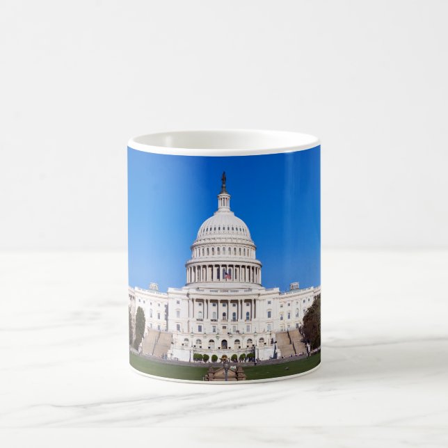 Café Capitólio dos EUA - caneca de souvenir (Centro)