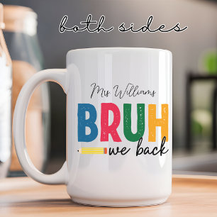 Café Cara, Voltamos para Caneca Personalizada de Profes
