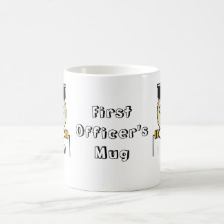 Café Caráter dobro da caneca de primeiro oficial