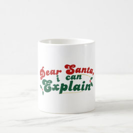 Café Caros Papais noeis, Eu Posso Explicar - Caneca De