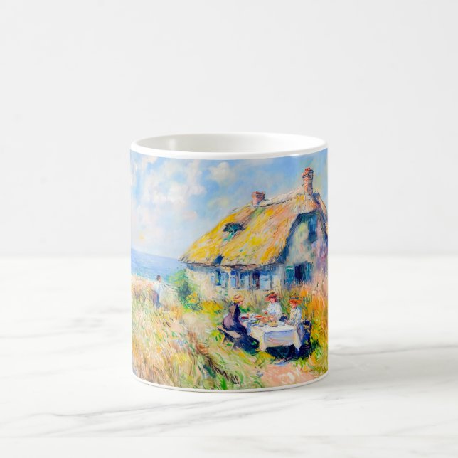 Café Casa Impressionista à Beira-Mar – Caneca de Arte C (Centro)
