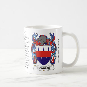 Café Casaco da família de Leonard da caneca do braço