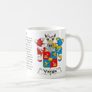 Café Casaco húngaro da família de Varga da caneca do