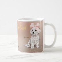 Casal maltês caneca de estimação