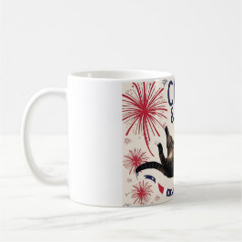 Café Catnip & Liberty - Caneca de Gato Divertida
