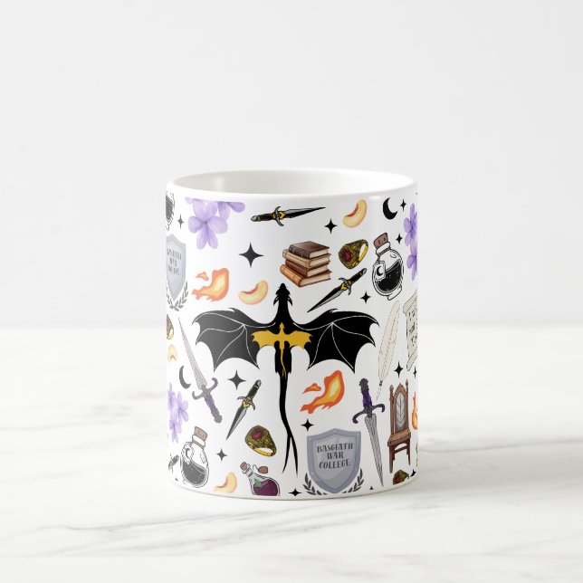 Café Cavaleiro de Dragão Quarta Asa Caneca de Estudos (Centro)