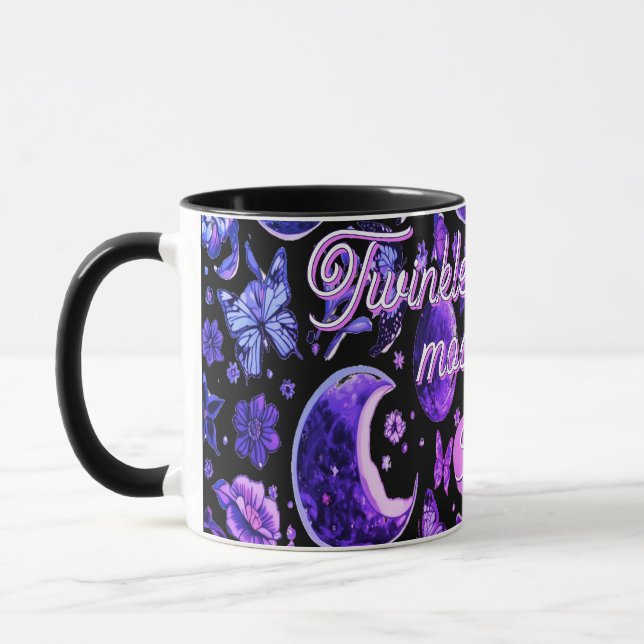 Café Celestial da Caneca Negra da Lua Lover (Esquerda)