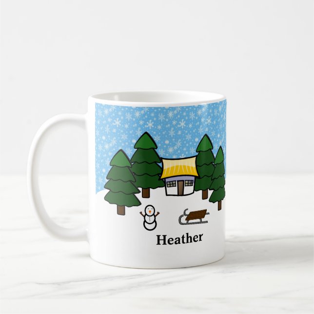 Café Cena de Inverno - Caneca (Esquerda)