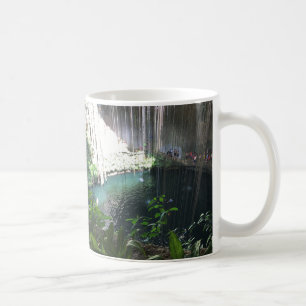 Café Cenote azul sagrado, Ik Kil, caneca de México