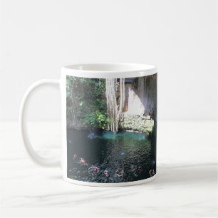 Café Cenote azul sagrado, Ik Kil, caneca de México #4