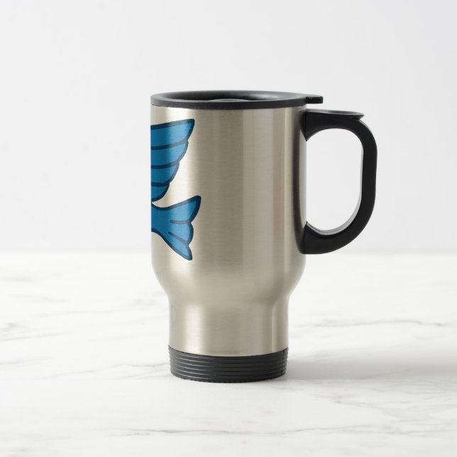café, chá, caneca de viagem (Direita)