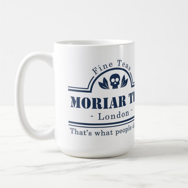 Café Chá de Moriar (Moriarty) - caneca (Esquerda)