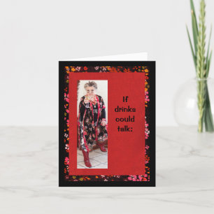 Café, Chá, Tequila, Cartão Humorístico