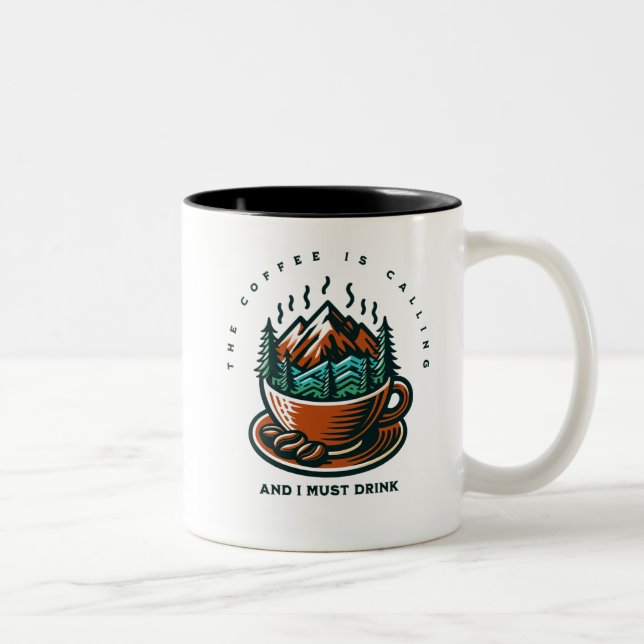 Café chama caneca (Direita)