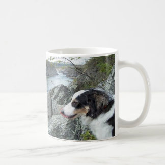 Café "Charlie caneca do Collie do ~Border de Great