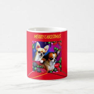 Café CHIHUAHUA Natal 2 caneca de Tom. Coffee Mug