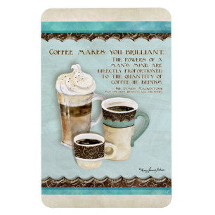 Café & chocolate Java - ímã da decoração da