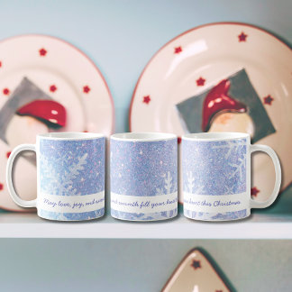 Café Clássica caneca personalizada de Natal com texto p