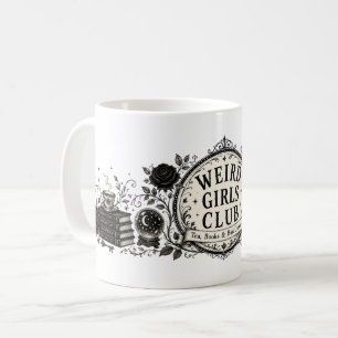 Café Clube de Garotas Estranhas Caneca Gótica de Bruxa