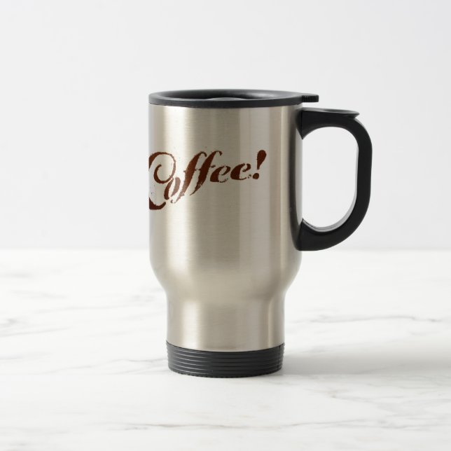 Café Coffee Grounds - Caneca de Viagem (Direita)