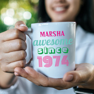 Café Coisa de 50 anos de cafetaria personalizada caneca