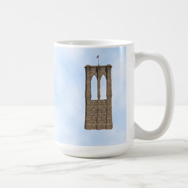 Café Coluna da ponte de Brooklyn: modelo 3D: Caneca de (Direita)