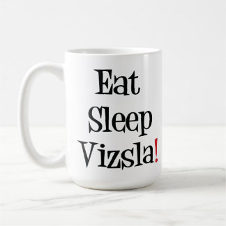 Café Coma a caneca de Vizsla do sono