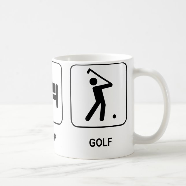 Café Coma uma caneca de golfe (Direita)
