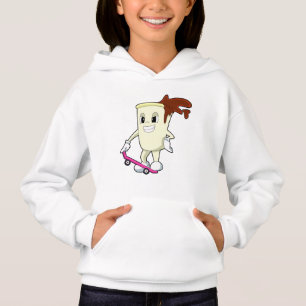 Café como skater com skate